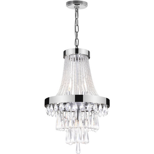 Vast 3 Light 12 inch Chrome Chandelier Ceiling Light