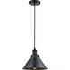 Franklin Restoration Briarcliff LED 10 inch Matte Black Mini Pendant Ceiling Light