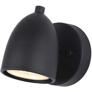Enzo LED 6 inch Black Outdoor Down Light