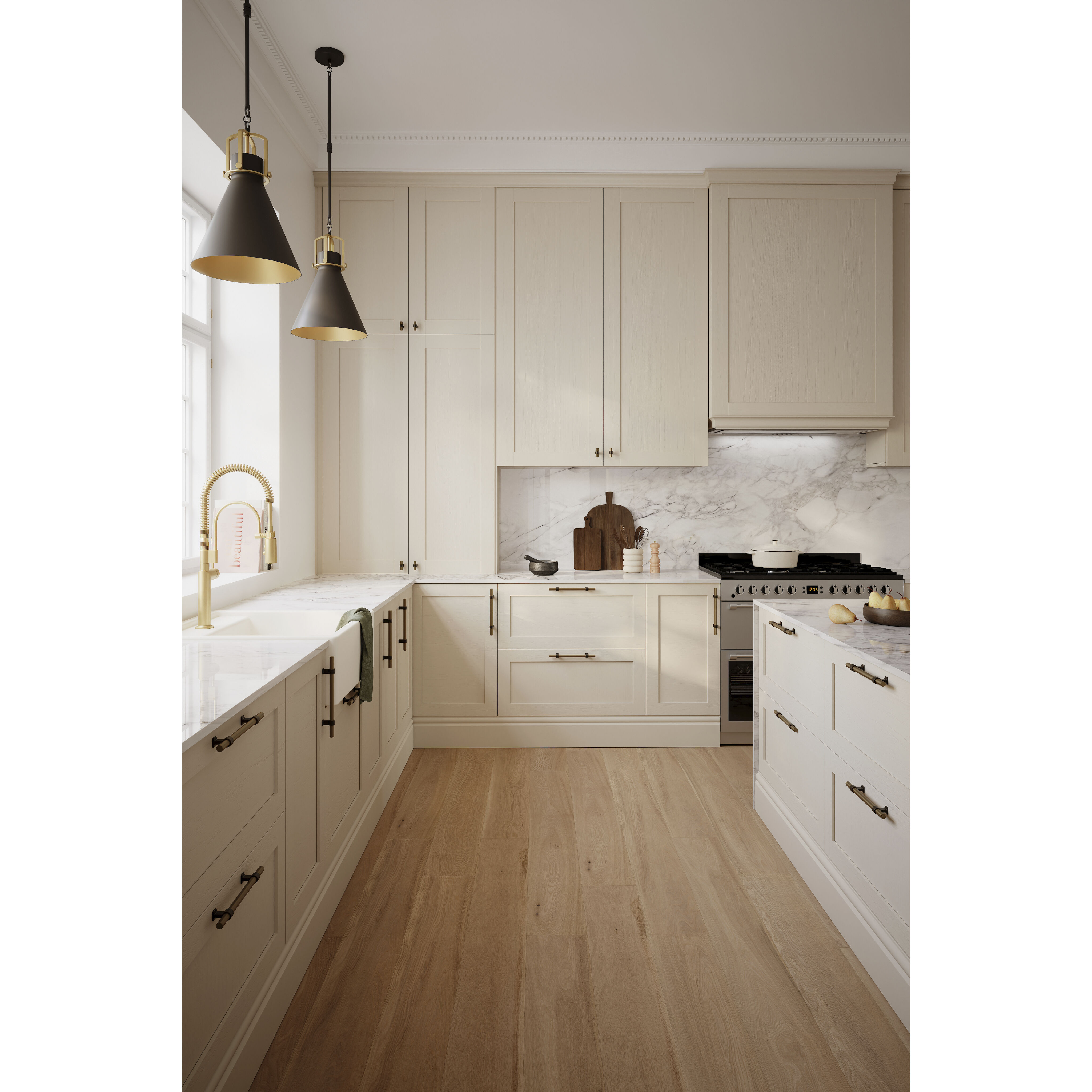 Fenric 1 Light 13.75 inch Dark Bronze and Legacy Brass Pendant Ceiling Light