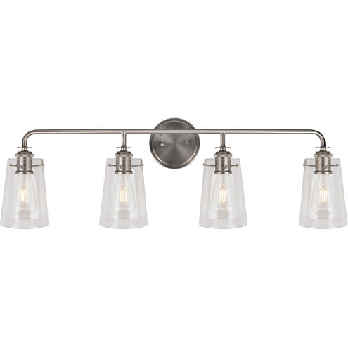 Ronna 4 Light 35 inch Brushed Nickel Bath & Vanity Wall Light