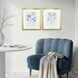 Inky Daffodils Blue and White Framed Art, Propac