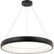 Maverick LED 32 inch Matte Black Pendant Ceiling Light