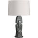 Tor 27 inch 150 watt Lagune Reactive Glaze and Bronze Table Lamp Portable Light