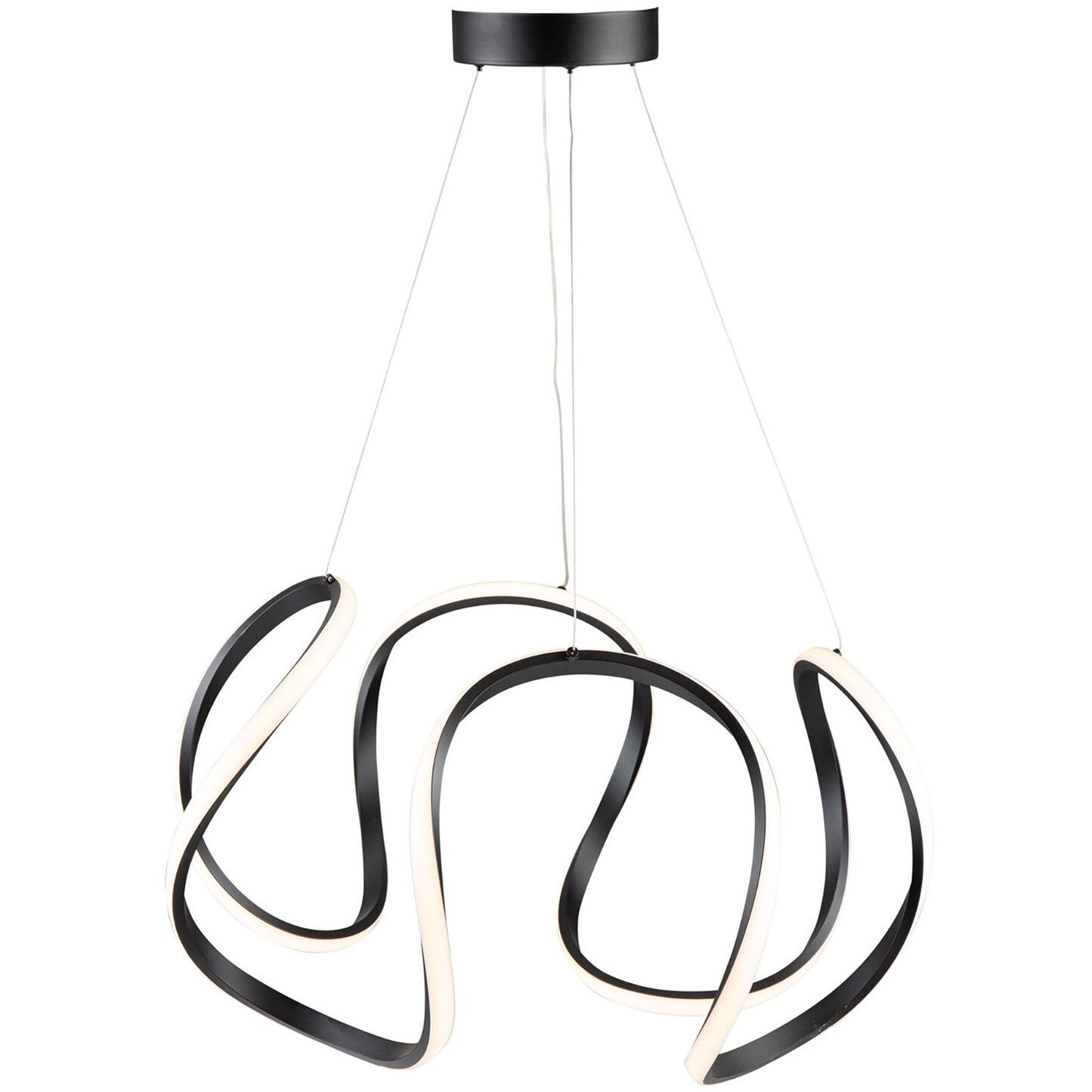 Mira LED 24.8 inch Black Pendant Ceiling Light