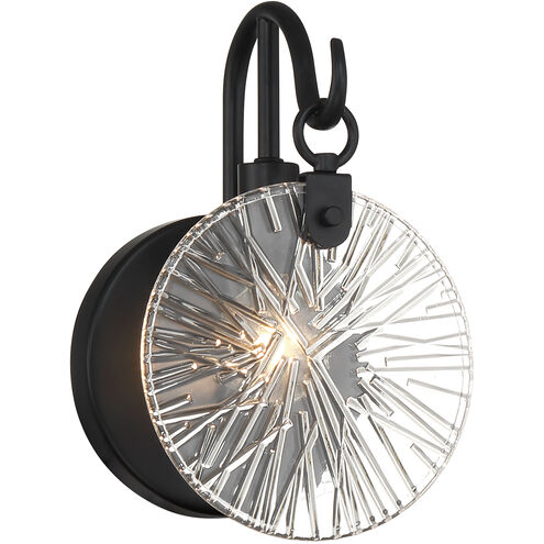 Addison 1 Light 5.75 inch Black Bathroom Vanity Light Wall Light