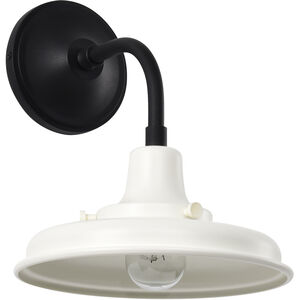 Morris 11.63 inch Black Outdoor Wall Light