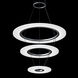 Arctic Rings LED 31 inch Bright Satin Aluminum Ring Pendant Ceiling Light