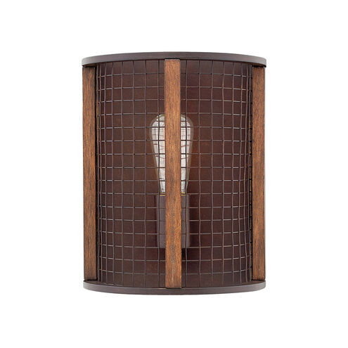 Beckett 1 Light 8 inch Iron Rust/Aged Chestnut Sconce Wall Light