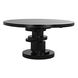 Hugo 60 X 60 inch Hand Rubbed Black Dining Table
