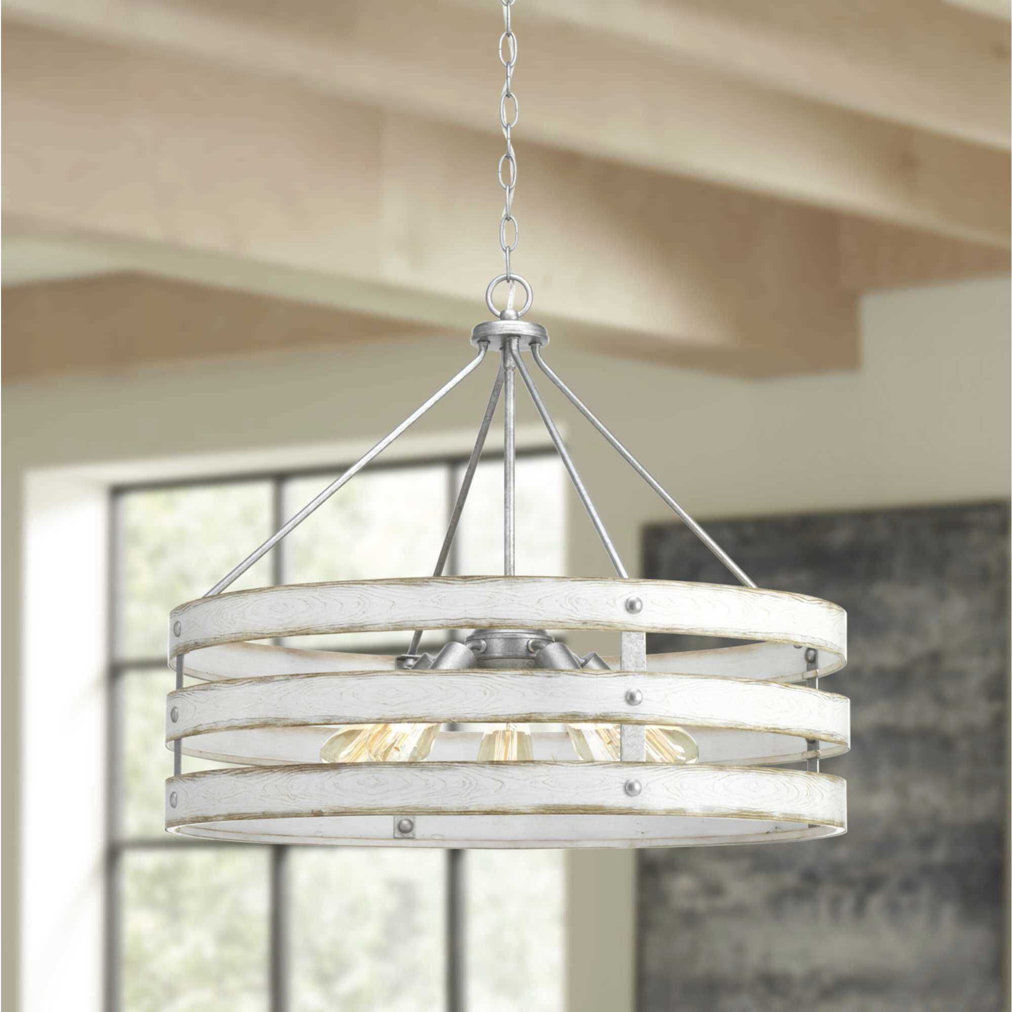 Gulliver 5 Light Galvanized Pendant Ceiling Light