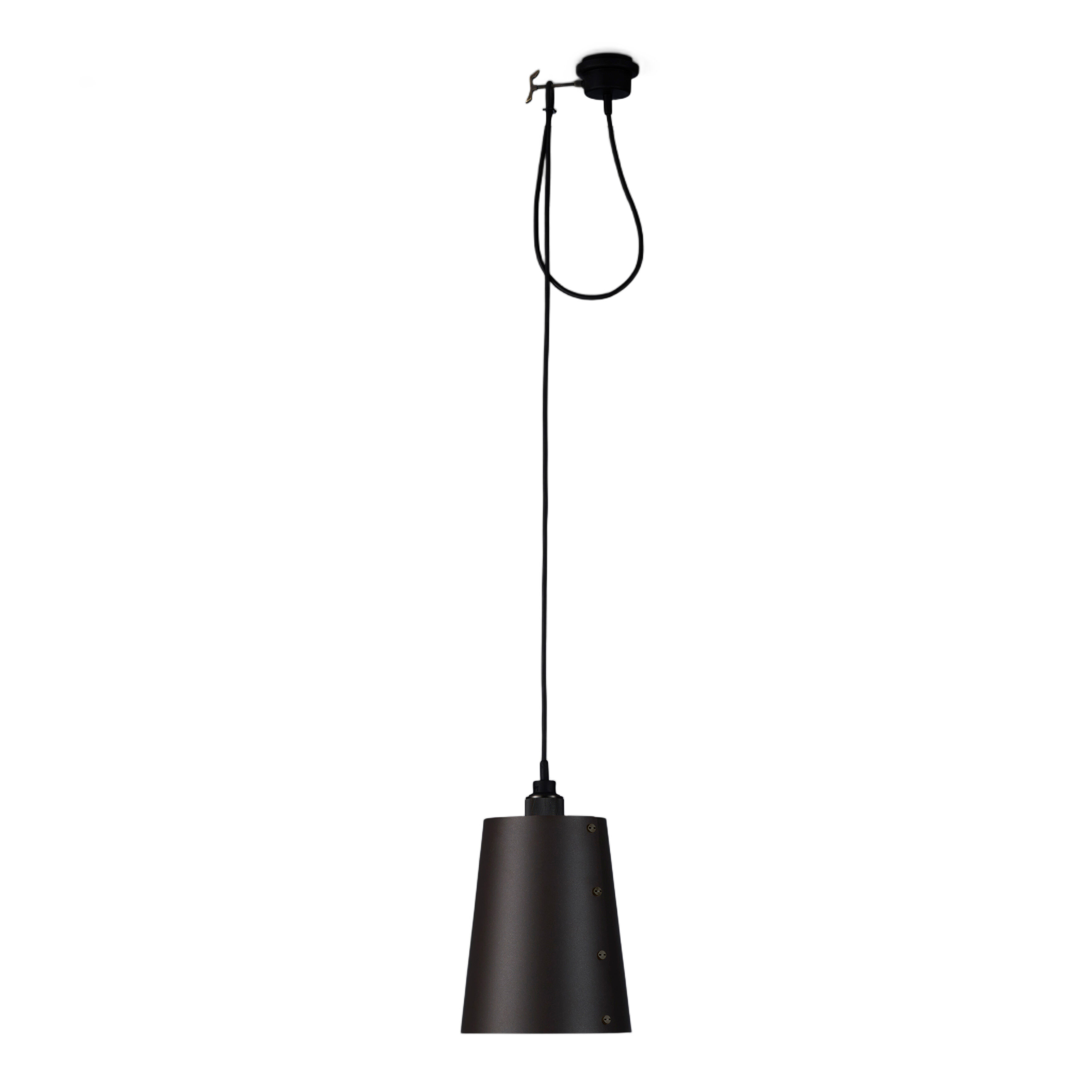 Hooked 1.0 LED 8.27 inch Graphite / Smoked Bronze Pendant Ceiling Light