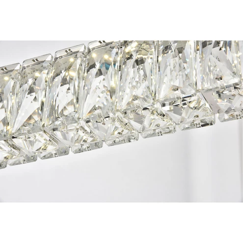 Monroe LED 48 inch Chrome Chandelier Ceiling Light