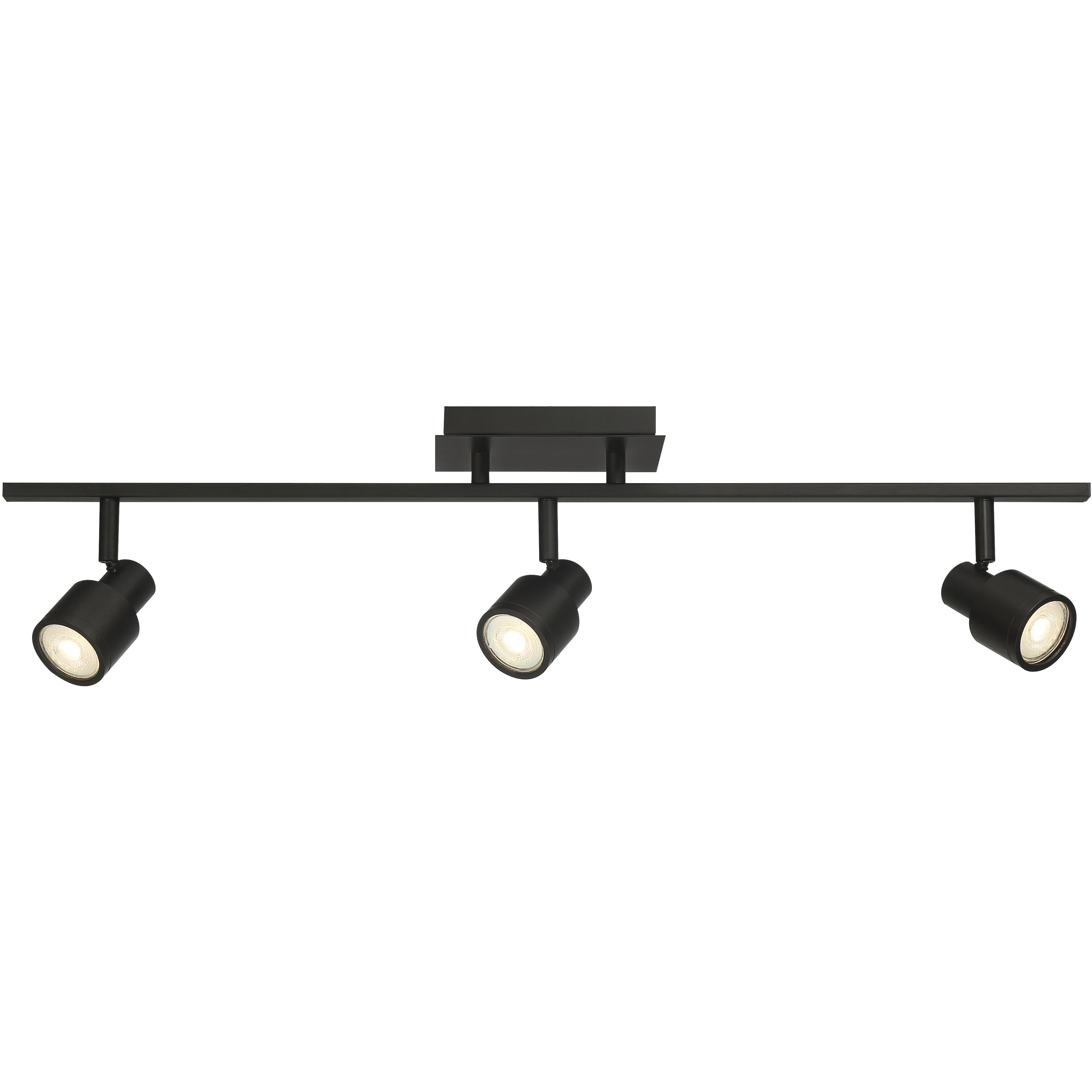 Lincoln LED 6 inch Matte Black Flush Mount Ceiling Light