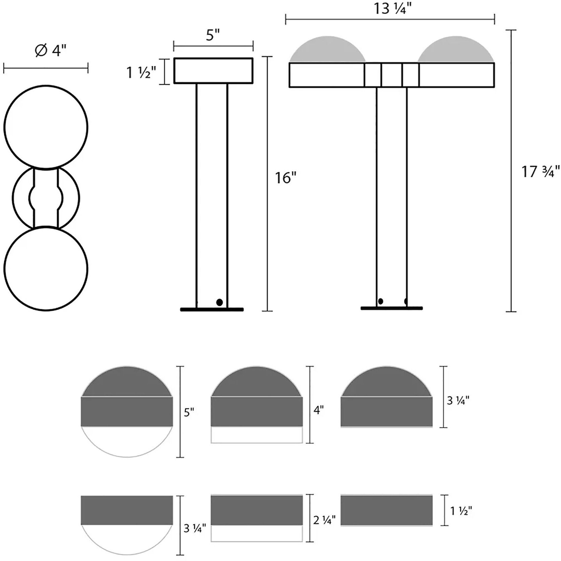 Reals 12V 20 watt Textured Bronze Bollard