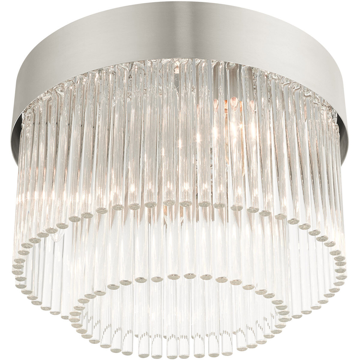 Norwich 4 Light 13 inch Brushed Nickel Flush Mount Ceiling Light