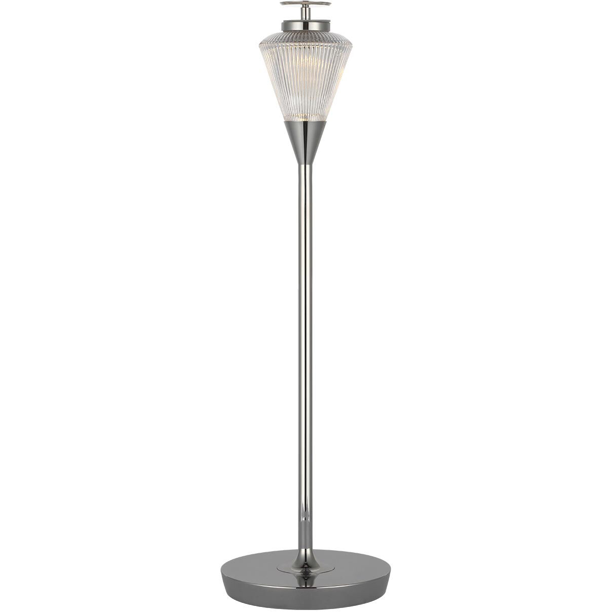 Waterford Blaze 16.25 inch 1.00 watt Polished Nickel Rechargeable Table Lamp Portable Light