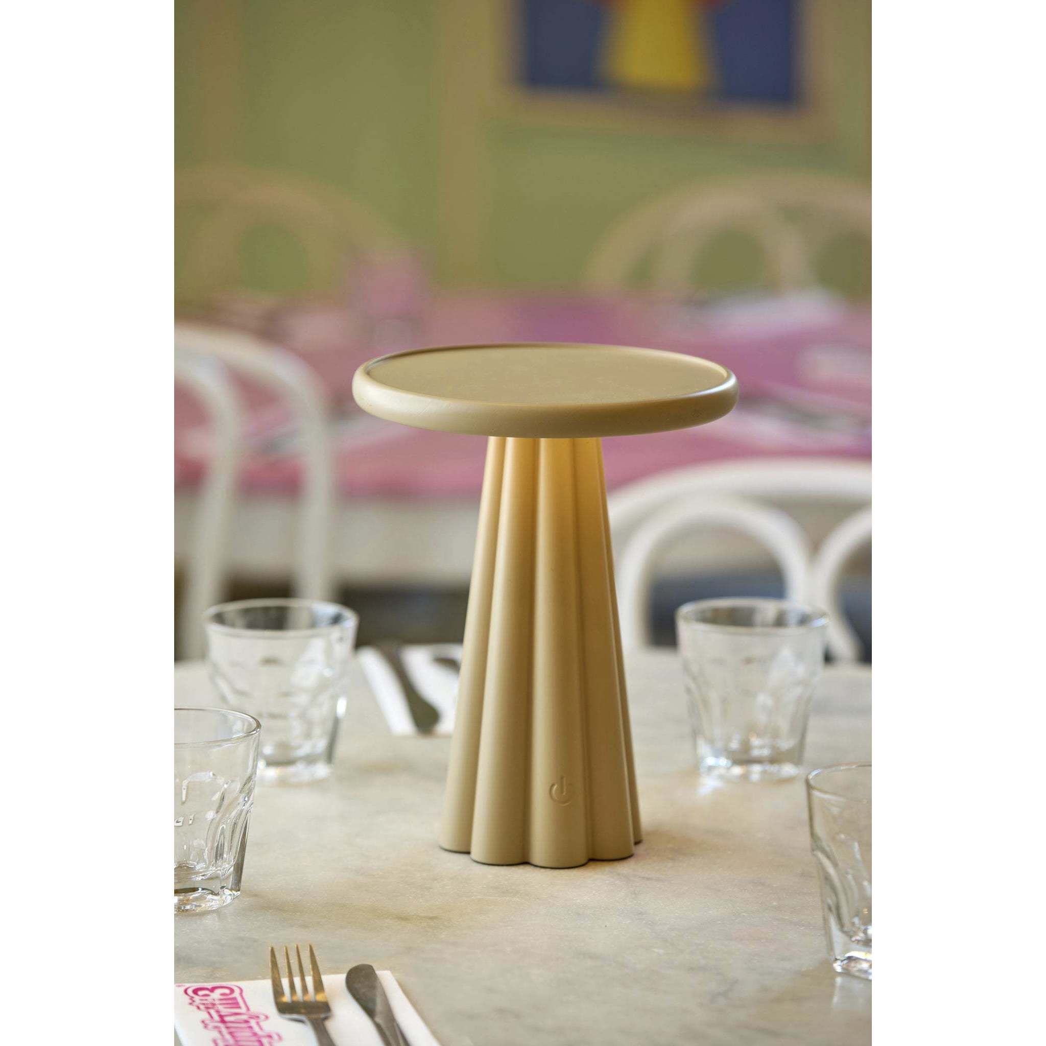 Mattie 10 inch 1.50 watt Beige LED Cordless Table Lamp Portable Light