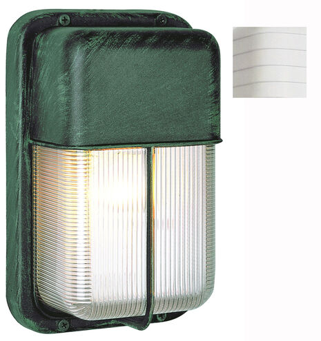 Signature 1 Light 10 inch White Outdoor Bulkhead