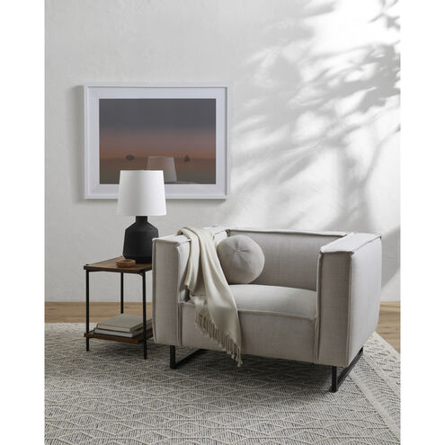 Dylan Light Gray / Black Accent Chairs