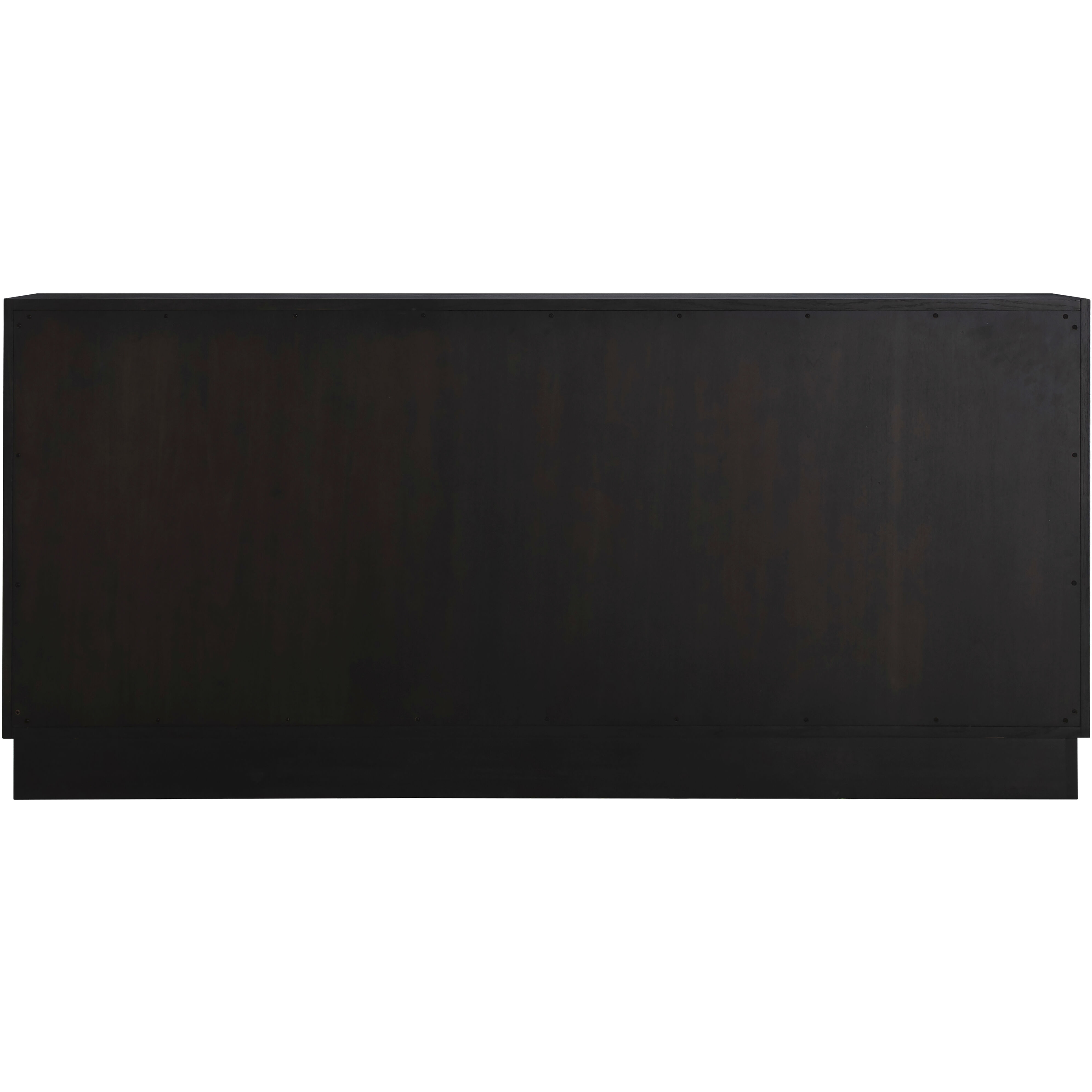 Diego 72 X 12 inch Dark Stained Oak and Antique Brass Sideboard