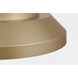 Nevado LED 12 inch Satin Brass Flush Mount Ceiling Light