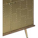 Sender 72 X 16 inch Gold with Brown Credenza