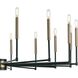 Livingston 16 Light 52 inch Matte Black Chandelier Ceiling Light
