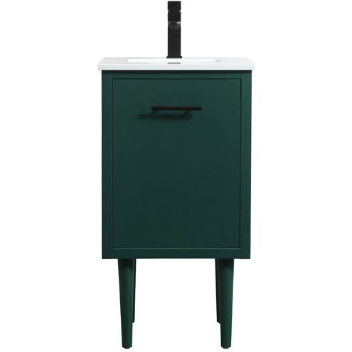 Cyrus 19 X 18 X 33.5 inch Green Vanity Sink Set