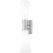Emrys 2 Light 4.75 inch Brushed Nickel Wall Sconce Wall Light