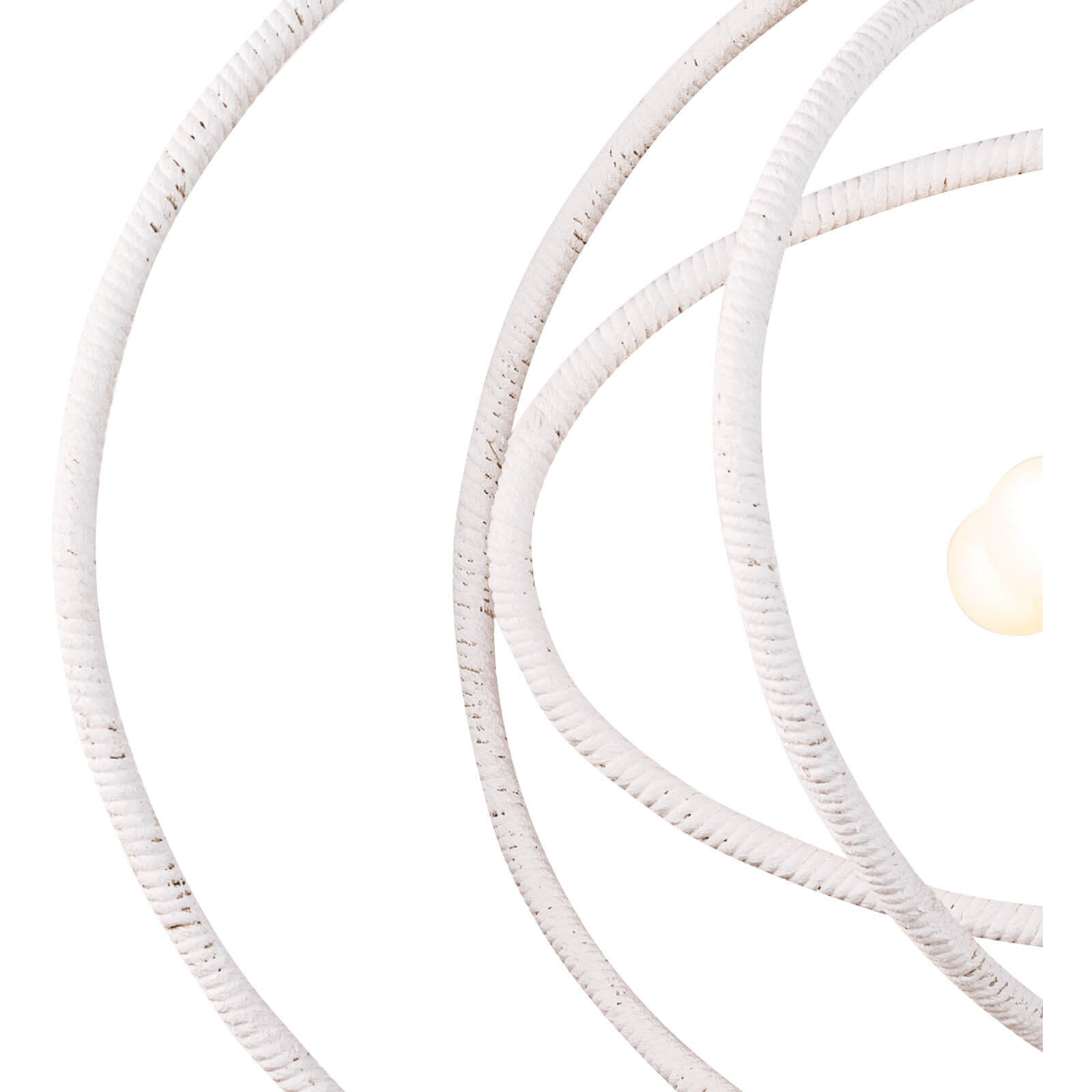 Sail 4 Light 35 inch White Chandelier Ceiling Light