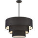 Bainbridge 5 Light 28 inch Black Pendant Chandelier Ceiling Light, Medium
