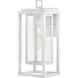 Coastal Elements Estate Series Republic 1 Light 16 inch Textured White Outdoor Wall Mount