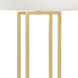 Tower 30.5 inch 100.00 watt Gold and White/Cream Buffet Lamp Portable Light