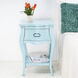 Masterpiece Rochelle Distressed Blue Rustic Blue Chairside Chest