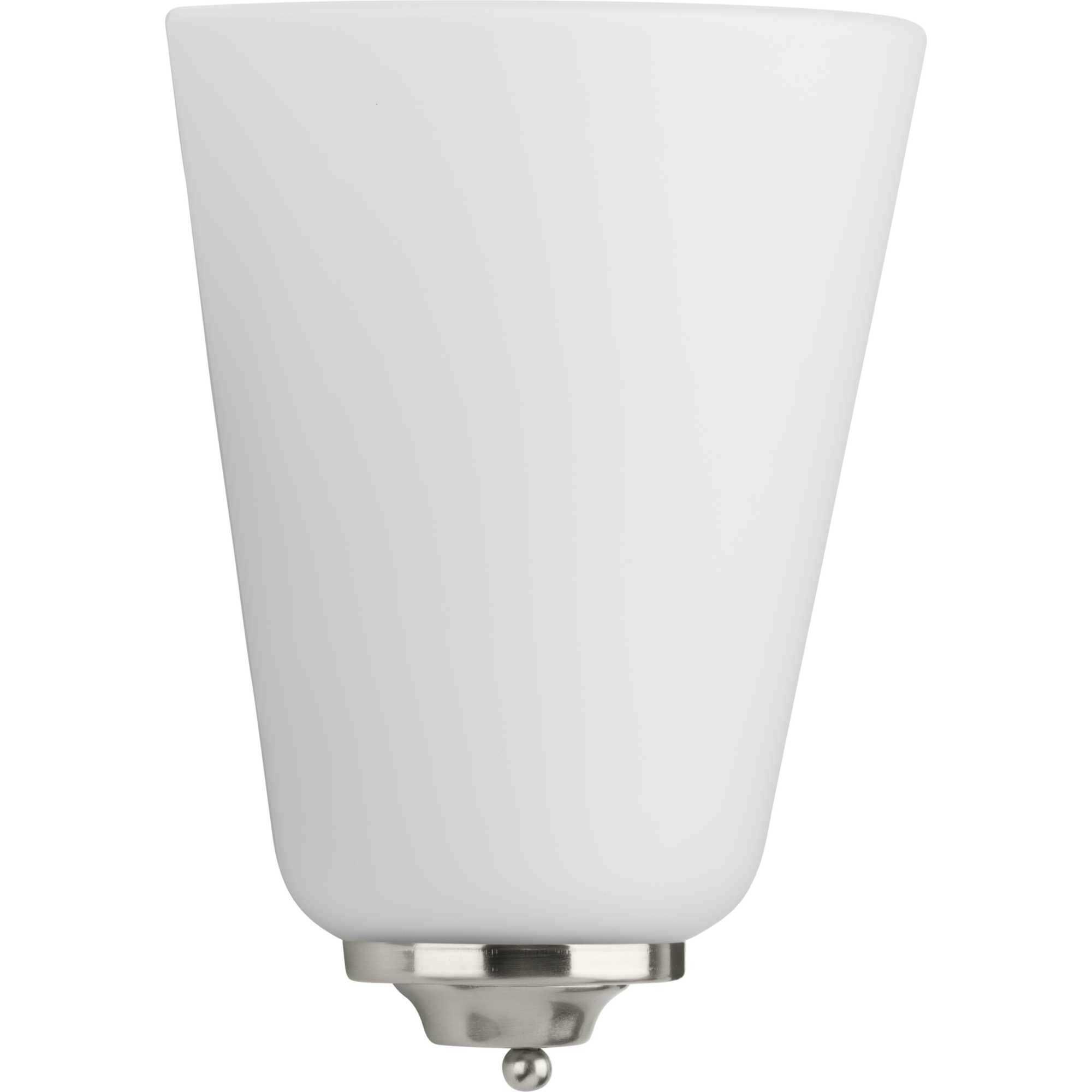 LED Sconce LED 8 inch Brushed Nickel ADA Wall Sconce Wall Light, Progress LED