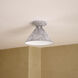 Alora Mood Archer 1 Light 9.5 inch Steel Shade Flush Mount Ceiling Light