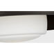 Richard June Liora 1 Light 20.3 inch Aged Iron Flush Mount Ceiling Light