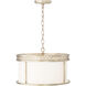 Isabella 4 Light 15.25 inch Winter Gold Semi-Flush Mount Ceiling Light, Convertible Dual Mount