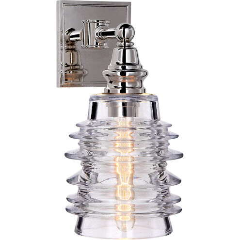 Chapman & Myers Covington 1 Light 6.5 inch Polished Nickel Bath Sconce Wall Light