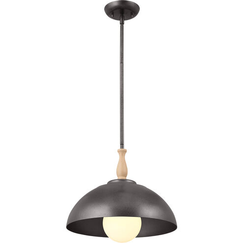 Homestead Fira 1 Light 14 inch Anvil Iron Pendant Ceiling Light, Fira