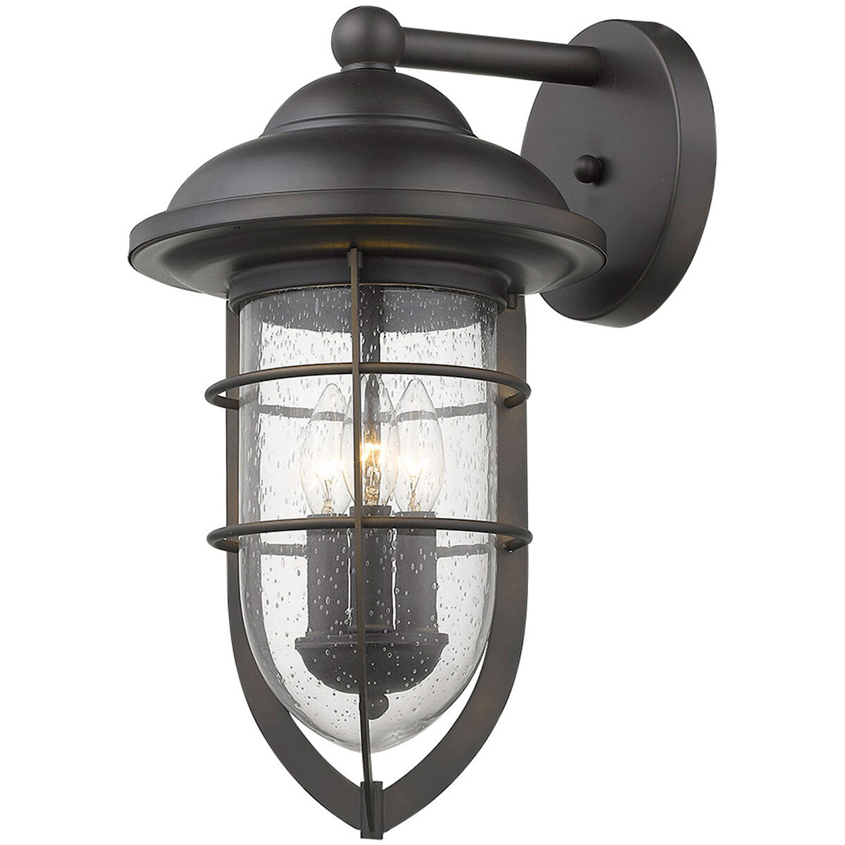 Dylan 3 Light 18 inch Oil-Rubbed Bronze Exterior Wall Mount in Oil Rubbed Bronze