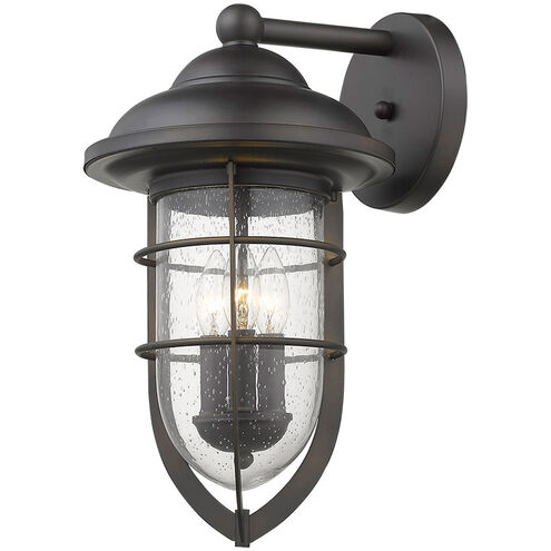 Dylan 3 Light 18 inch Oil-Rubbed Bronze Exterior Wall Mount in Oil Rubbed Bronze