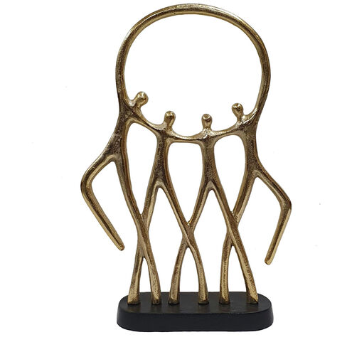 Family Gold and Black Decorative Object