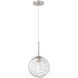 Barrington 1 Light 10 inch Satin Nickel Mini Pendant Ceiling Light