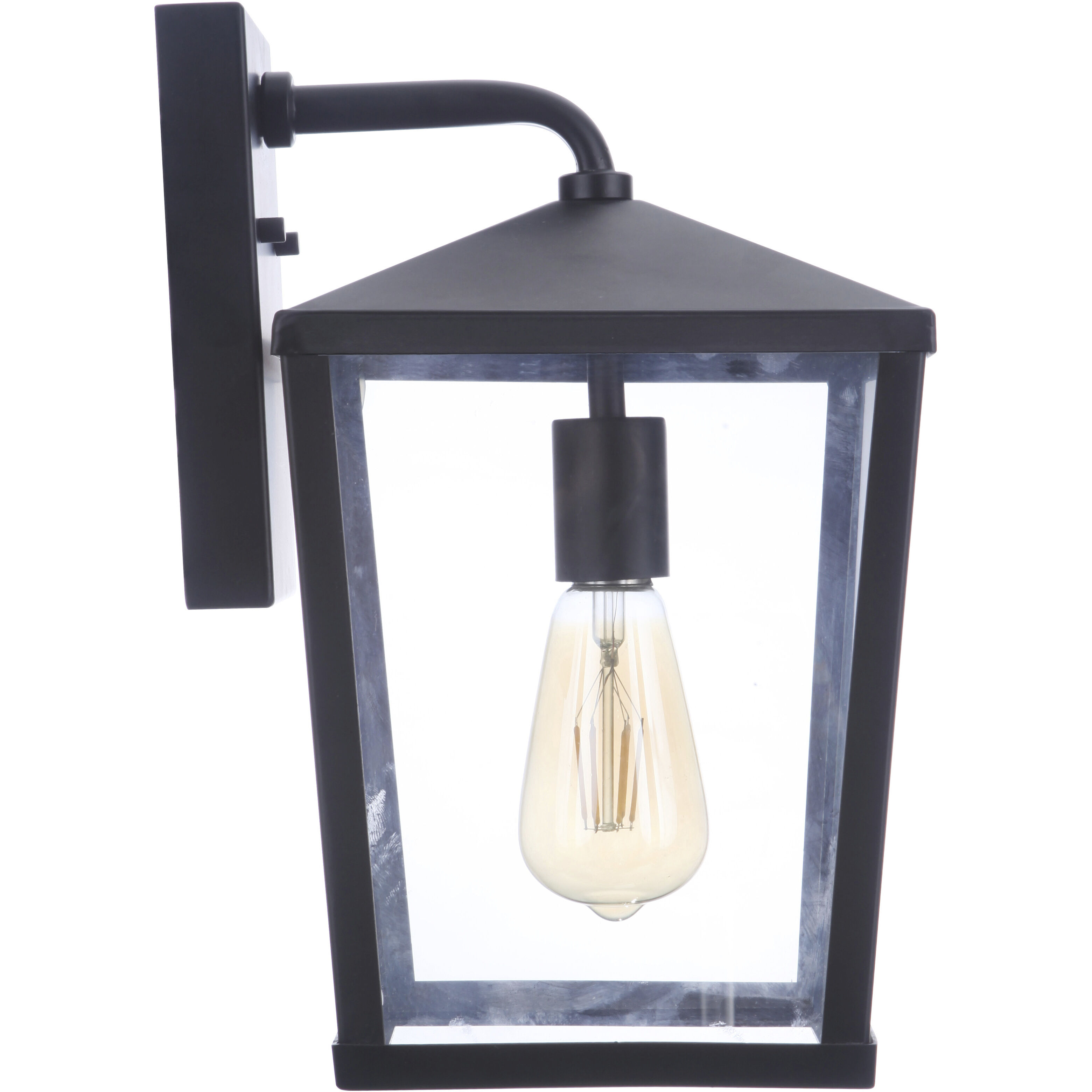 Olsen 1 Light 13 inch Midnight Outdoor Wall Lantern