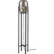 Stanford 48 inch 60 watt Black with Silver Floor Lamp Portable Light