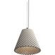 Clarus LED 10 inch Grey Cement Pendant Ceiling Light