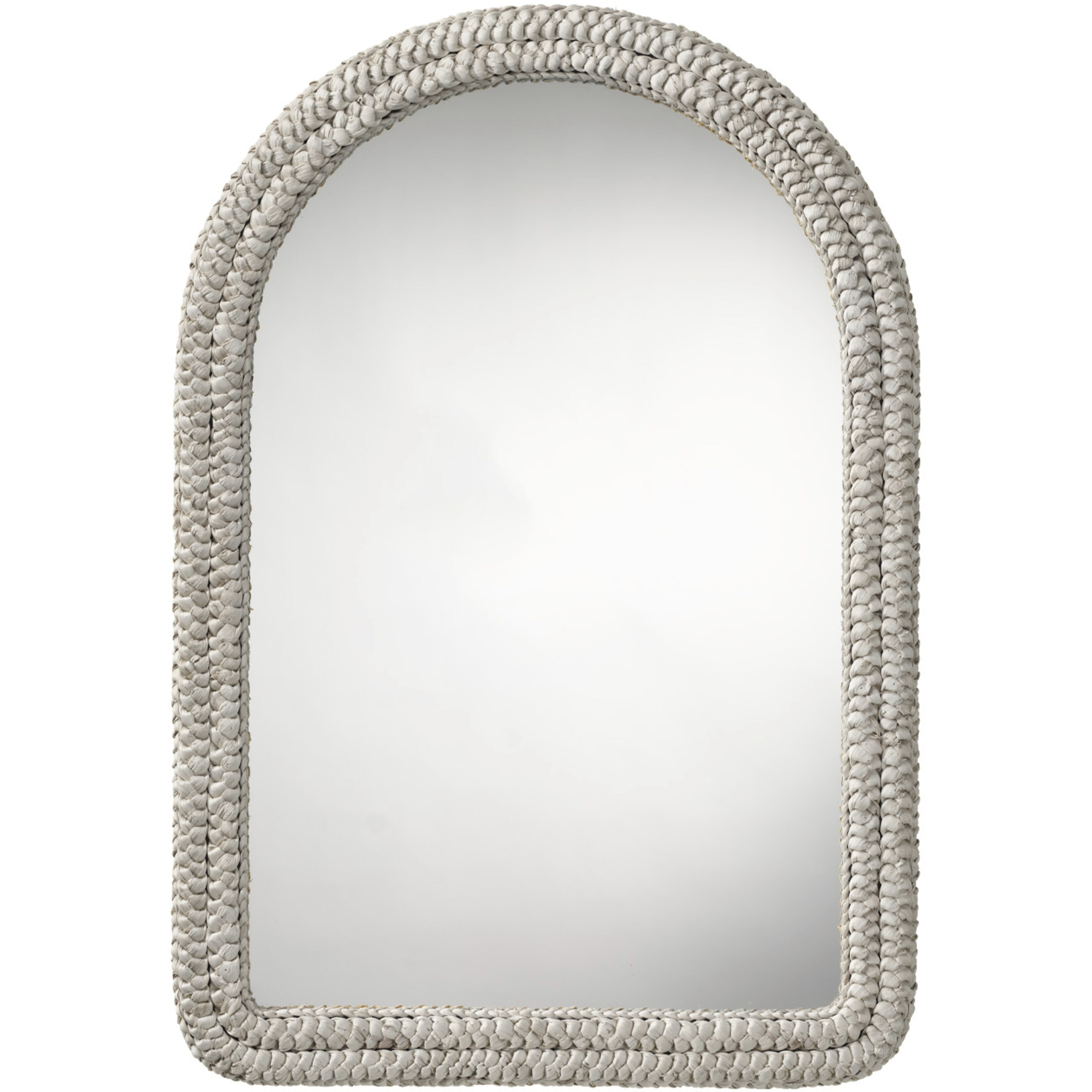 Grain 38 X 26 inch Natural Cornhusk Mirror