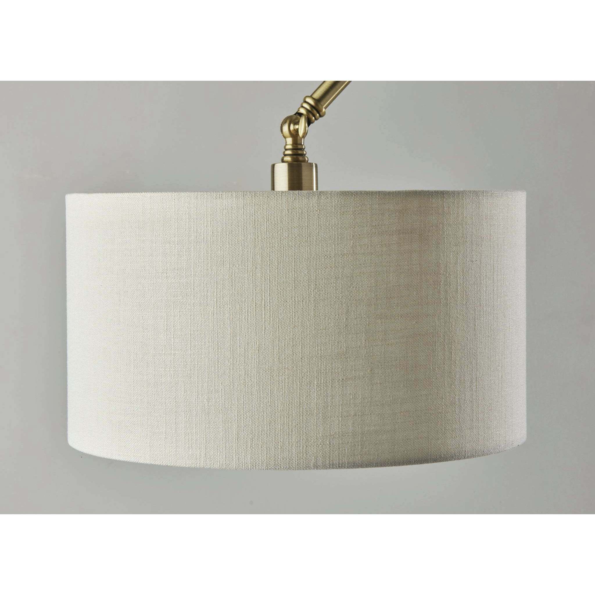 Willard 64 inch 100.00 watt Antique Brass Floor Lamp Portable Light